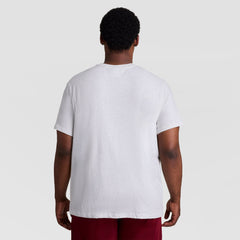 Champion Classic Graphic T-Shirt, Tonal Script Logo - Big & Tall - Platinum Silver Heather