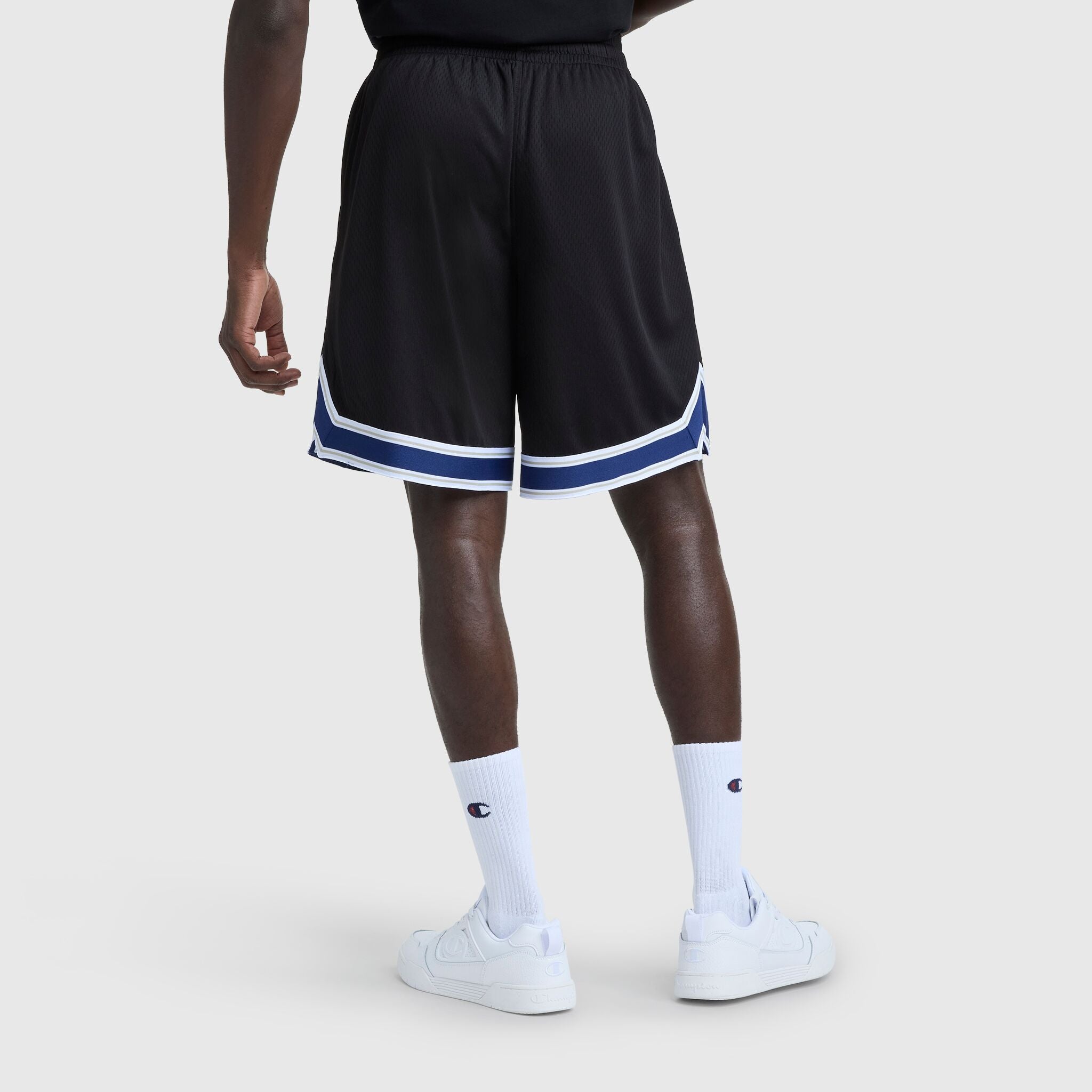 Champion 10" Gridiron Reversible Short, Script Logo - Black