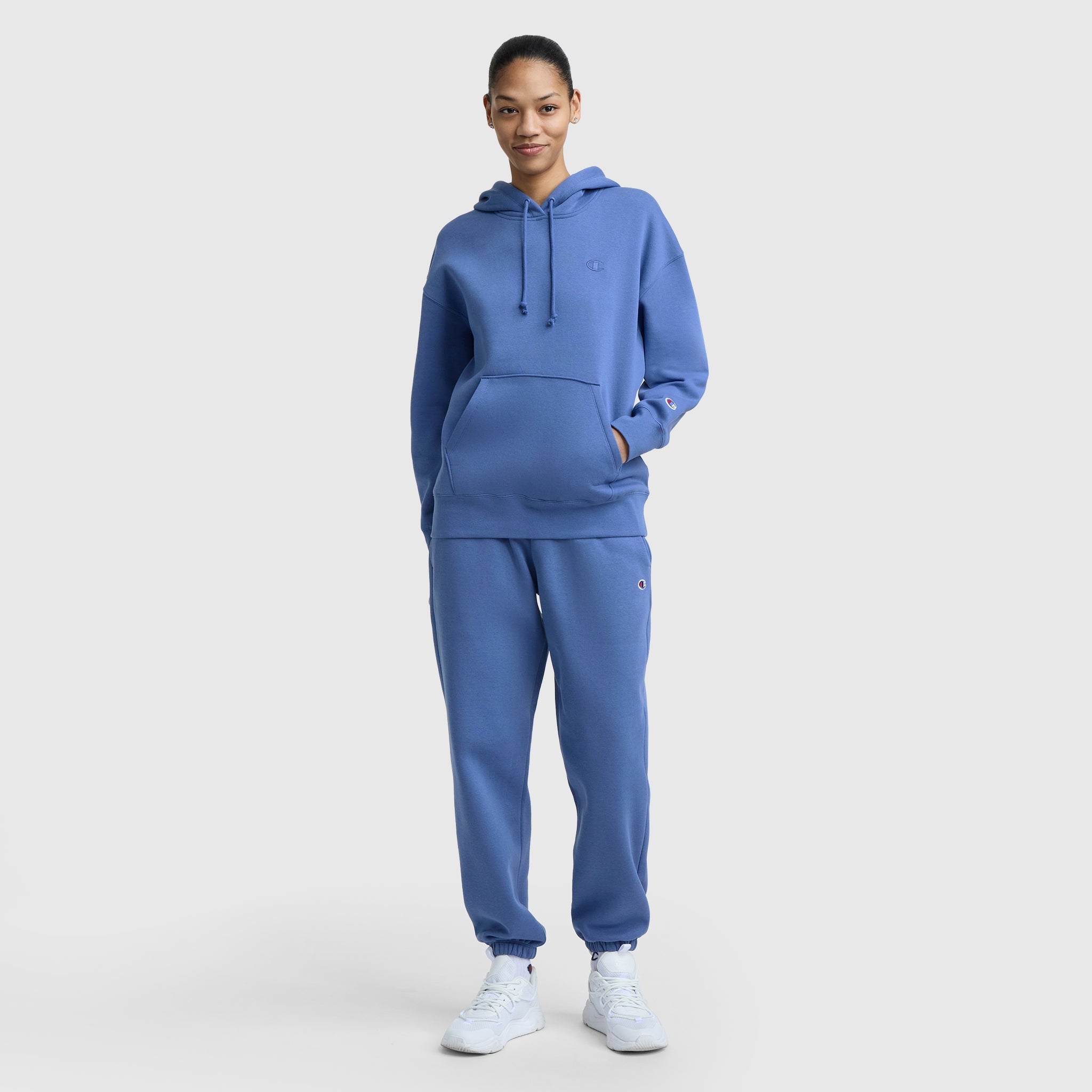 Champion Powerblend Oversized Sweatpants - Coastal Fjord