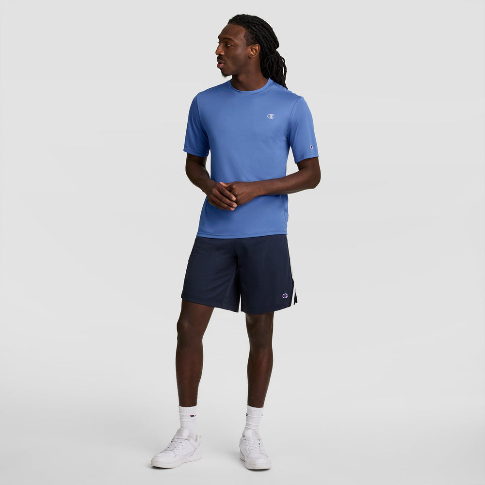 Champion Sport T-Shirt, Reflective C Logo - Coastal Fjord