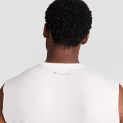 Champion Sport Muscle Tank, Reflective C Logo - Big & Tall - Bright White
