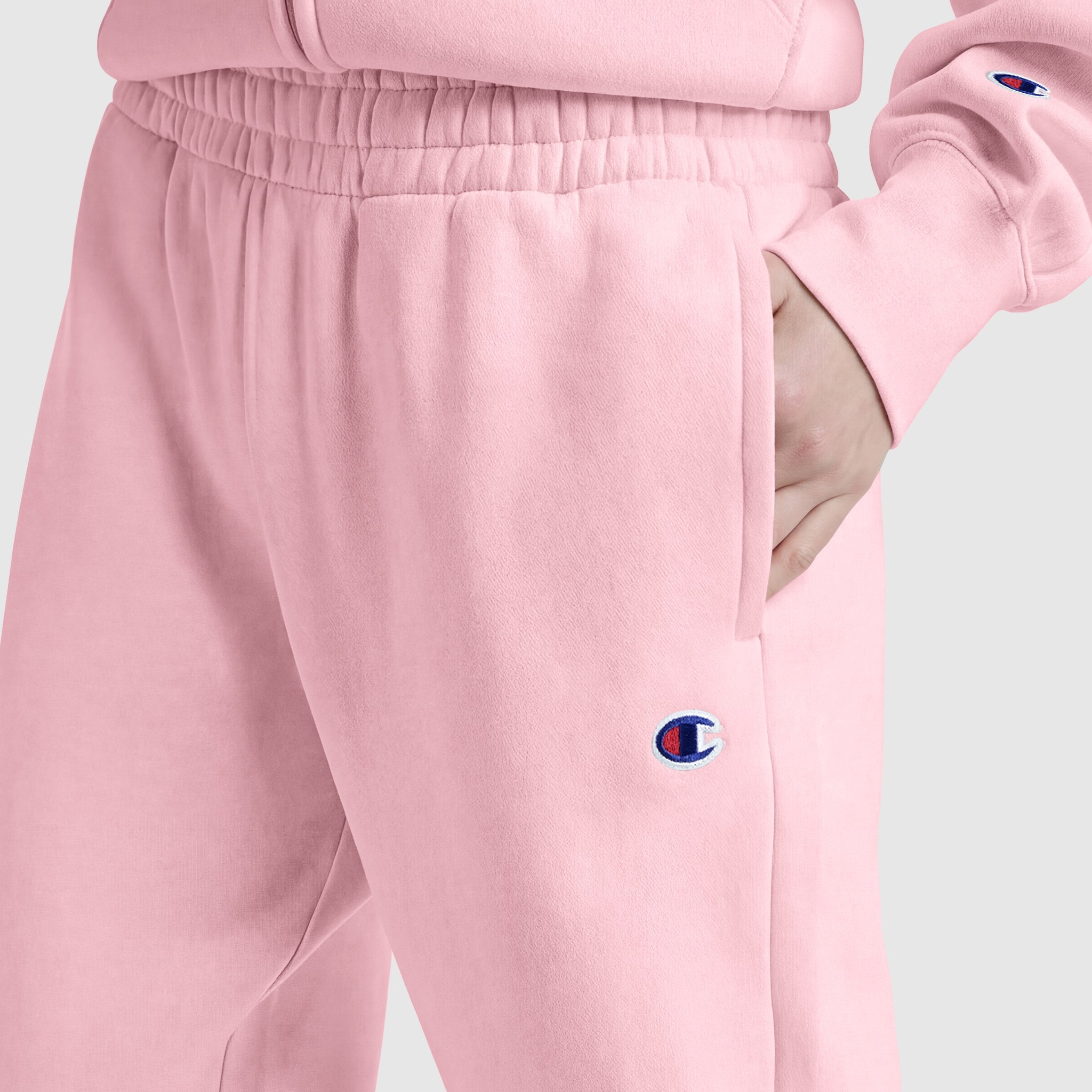 Champion Powerblend Oversized Sweatpants - Rose Shadow