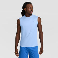 Champion Sport Muscle Tank, Reflective C Logo - Placid Blue