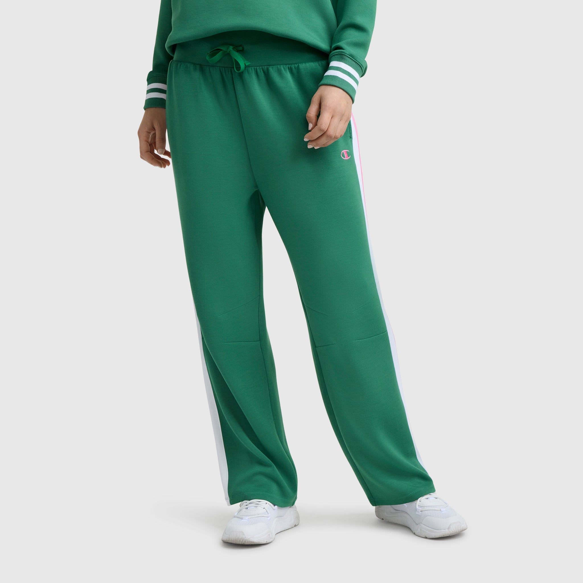 Champion Tennis Court Wide Leg Pant - Verdant Green