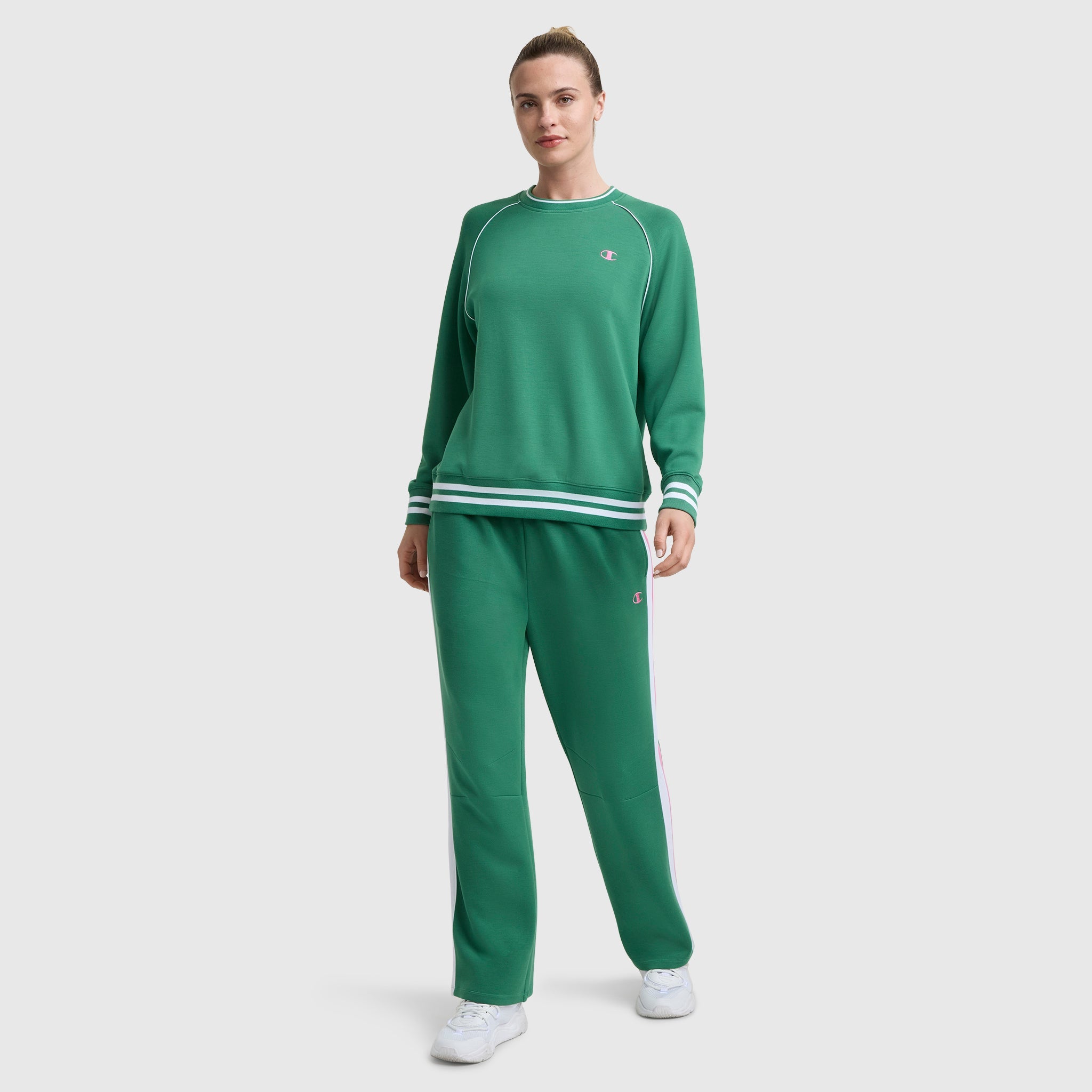 Champion Tennis Court Wide Leg Pant - Verdant Green
