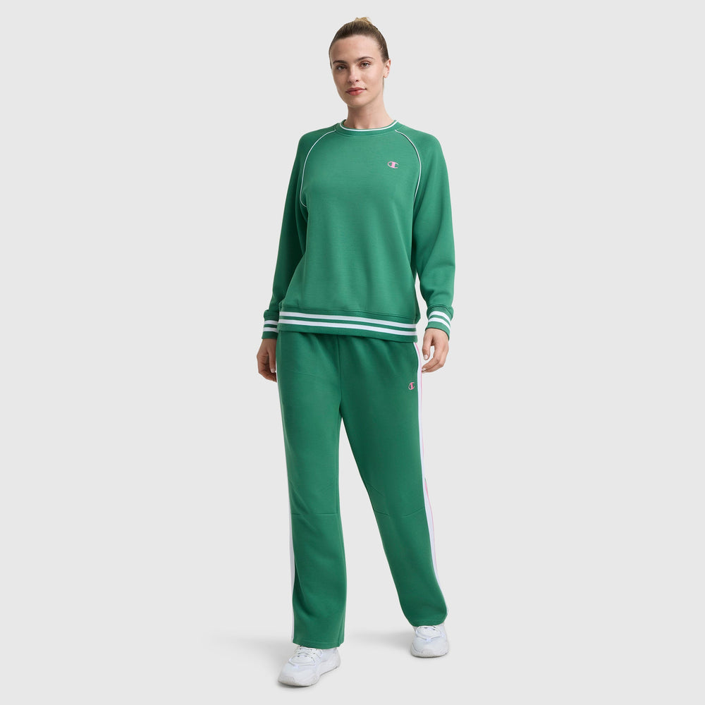 Champion Tennis Court Wide Leg Pant - Verdant Green