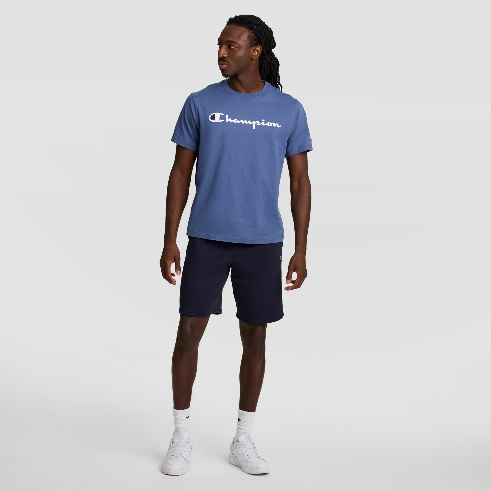 Champion 10" Powerblend Fleece Short - Deep Navy