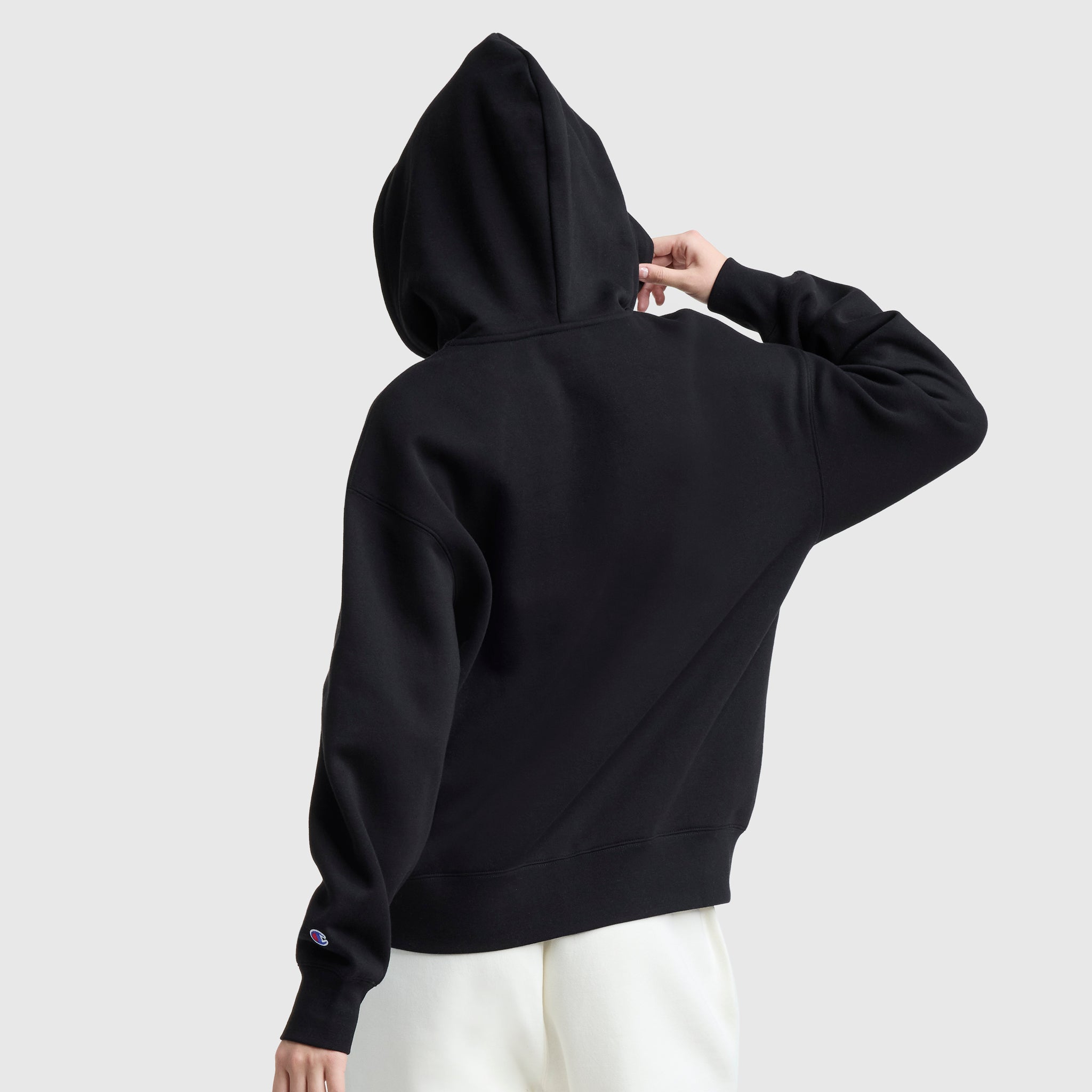 Champion Powerblend Zip-Up Hoodie - Black