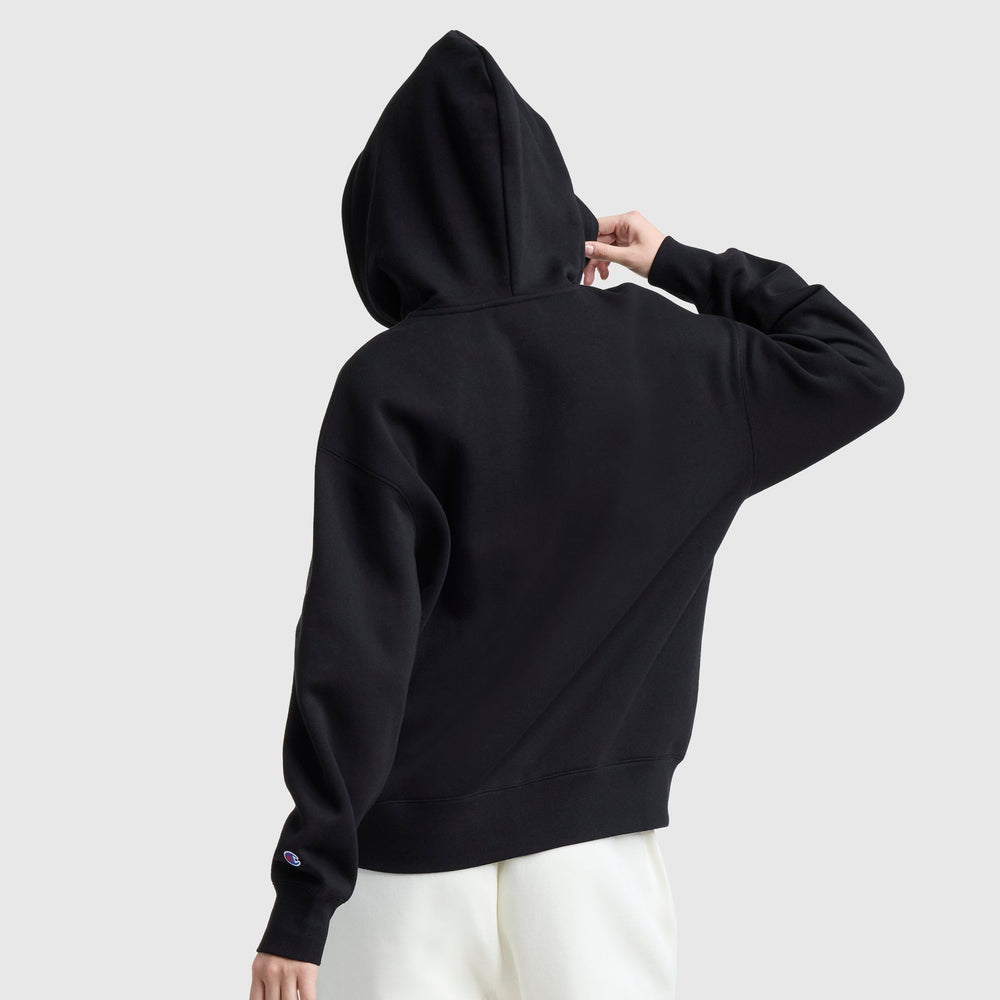 Champion Powerblend Zip-Up Hoodie - Black