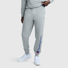 Champion Powerblend Joggers, Script Logo - Quarry