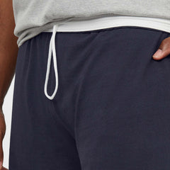 Champion Lightweight Lounge Shorts, C Patch Logo - Big & Tall - Navy