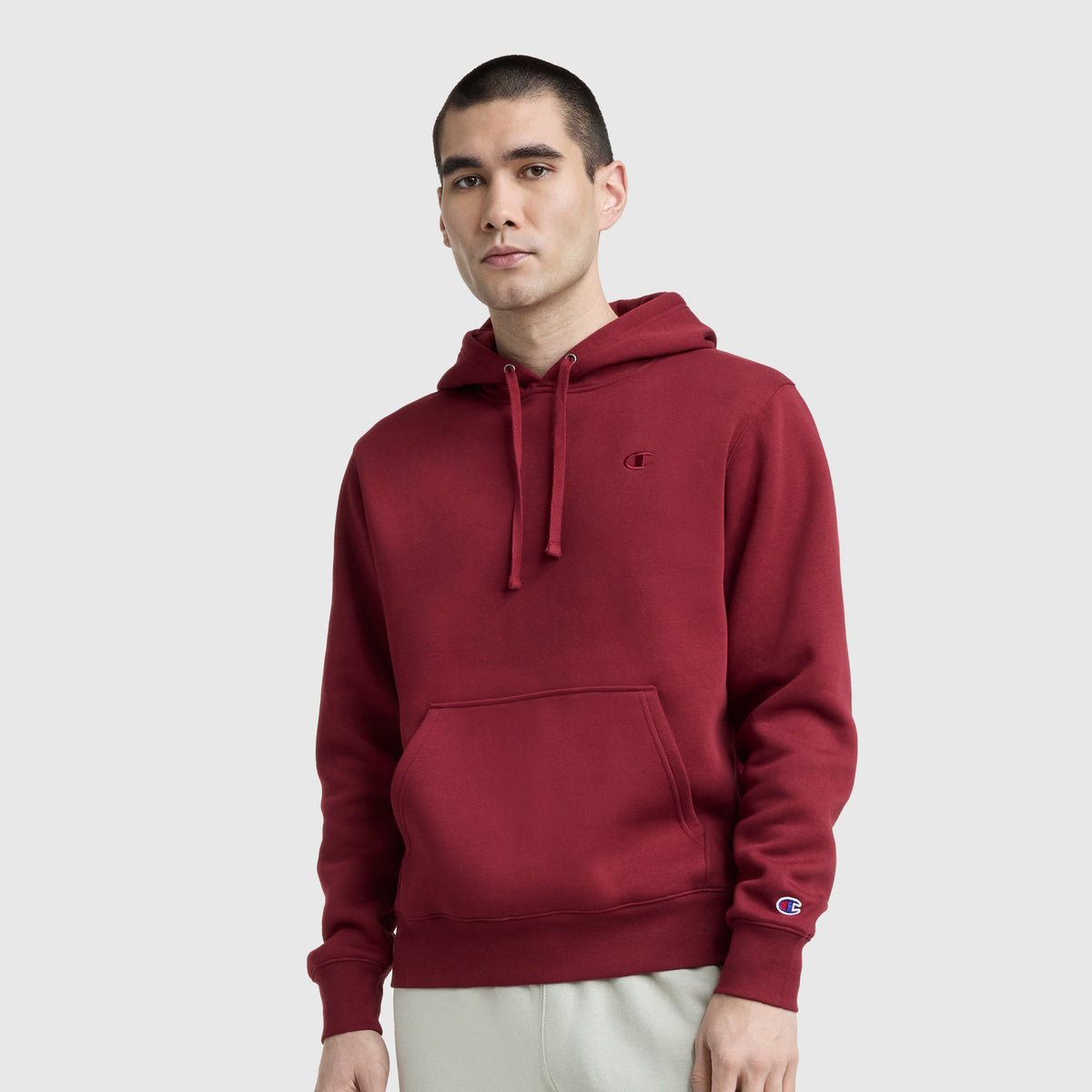 Champion Powerblend Hoodie - Pomegranate