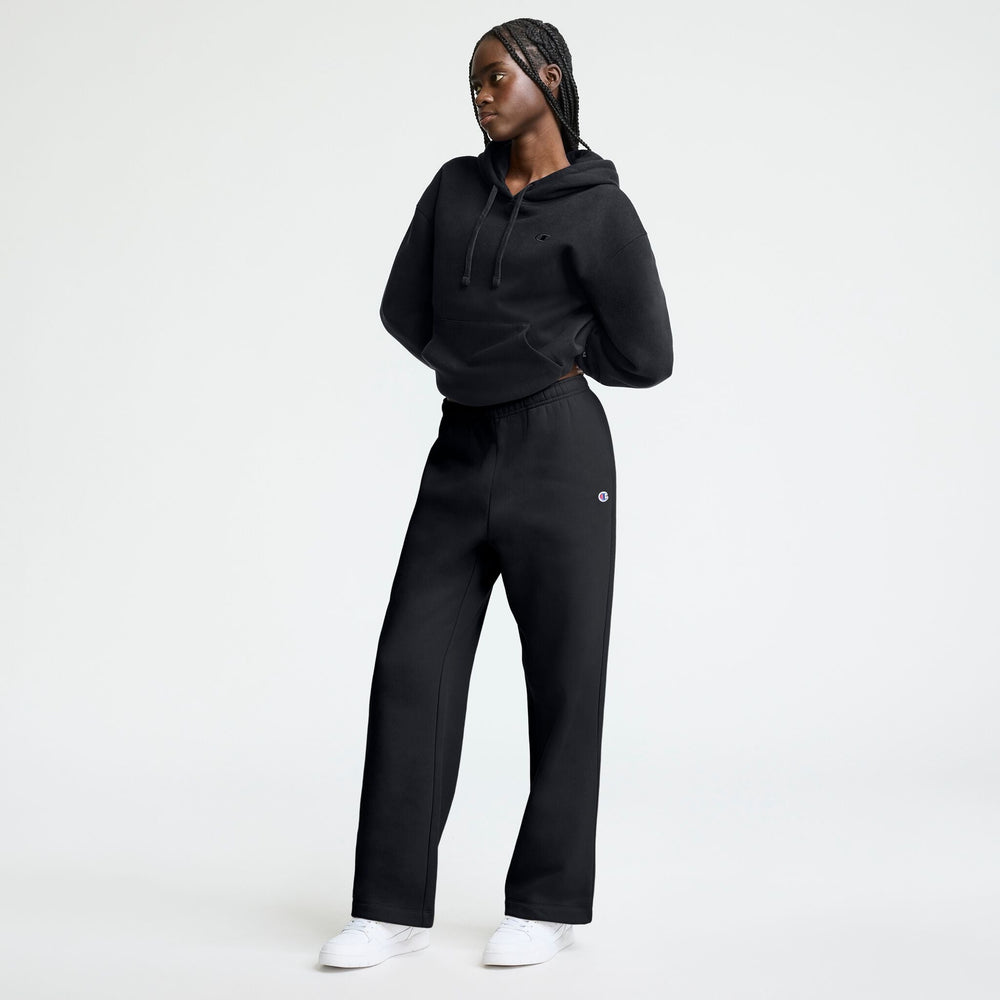 Champion Powerblend Straight Hem Sweatpants - Black