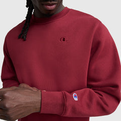 Champion Powerblend Crewneck Sweatshirt - Pomegranate