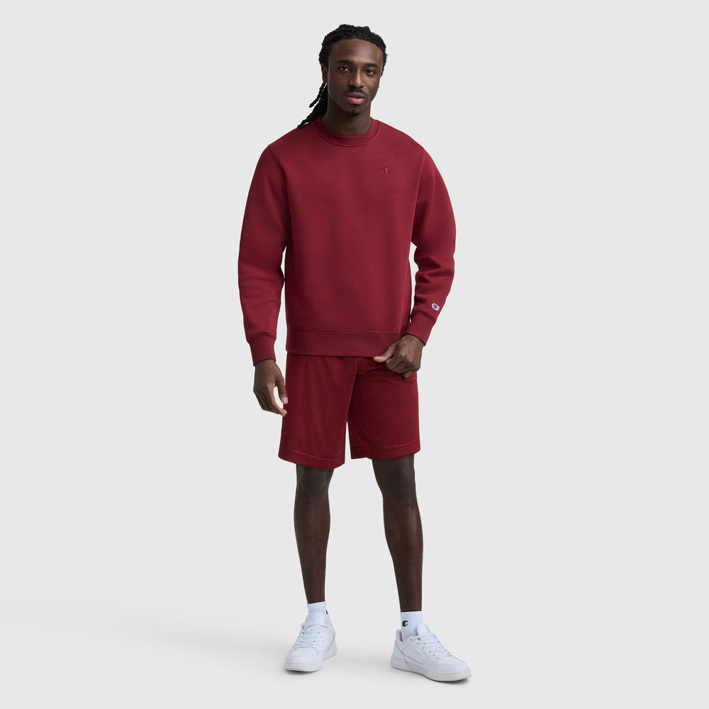 Champion Powerblend Crewneck Sweatshirt - Pomegranate