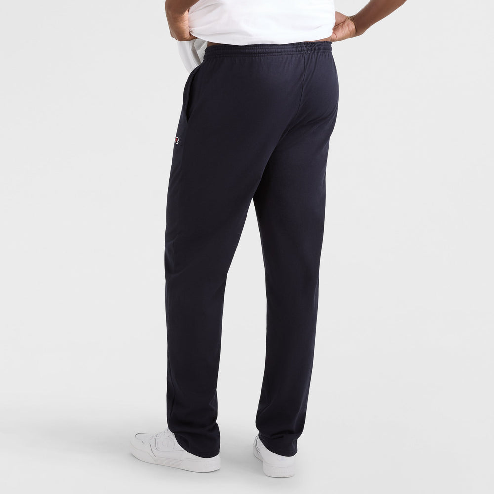 Champion Lightweight Lounge Pants, Open Hem - Big & Tall - Navy
