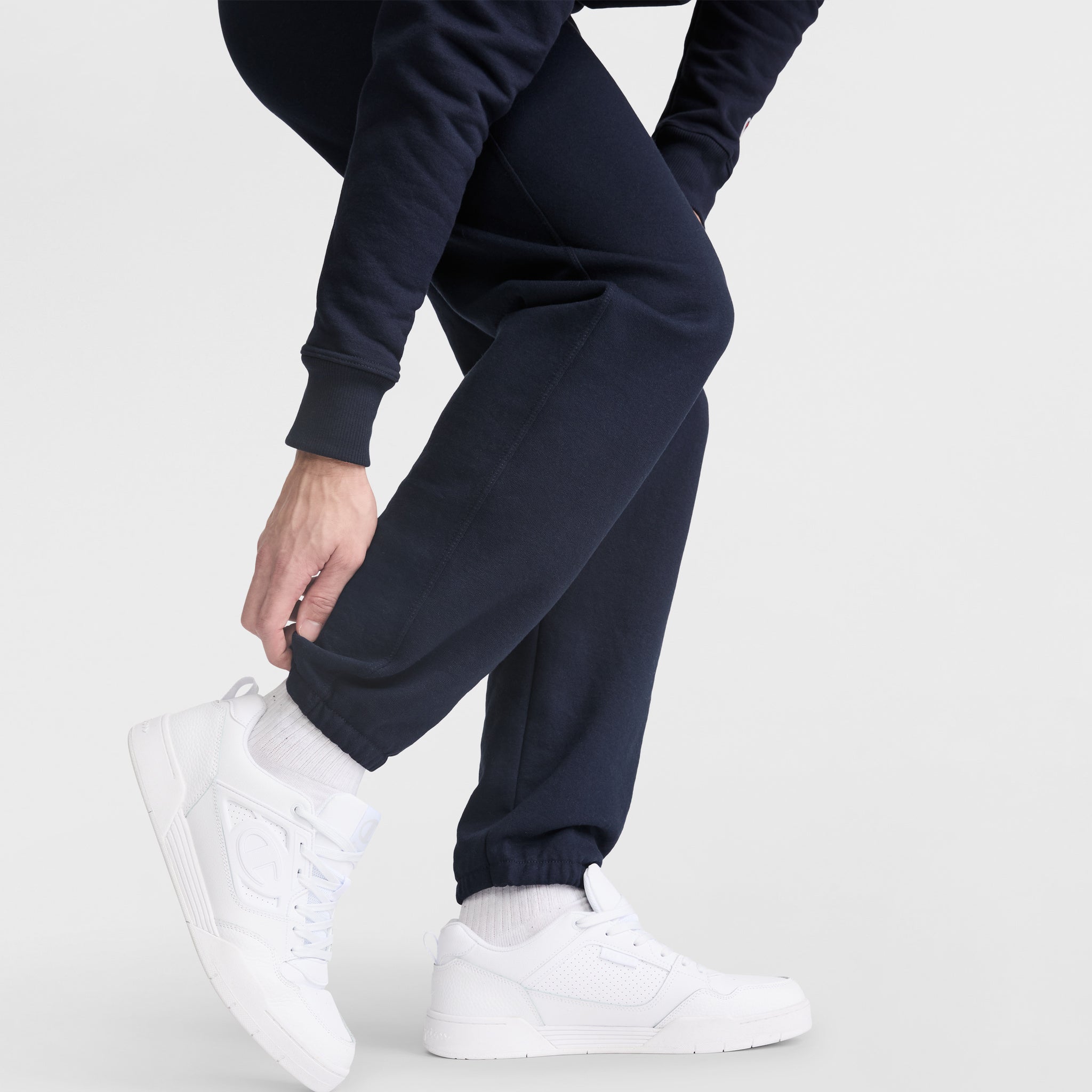 Champion Powerblend Sweatpants, Relaxed Hem - Deep Navy