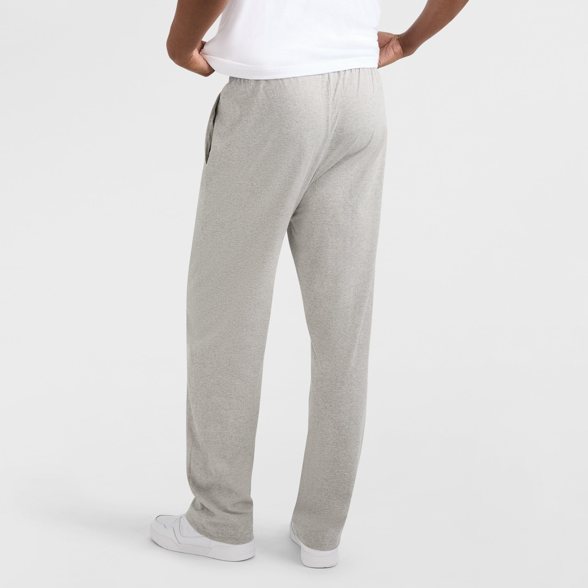 Champion Lightweight Lounge Pants, Open Hem - Big & Tall - New Manhattan Mist Heather