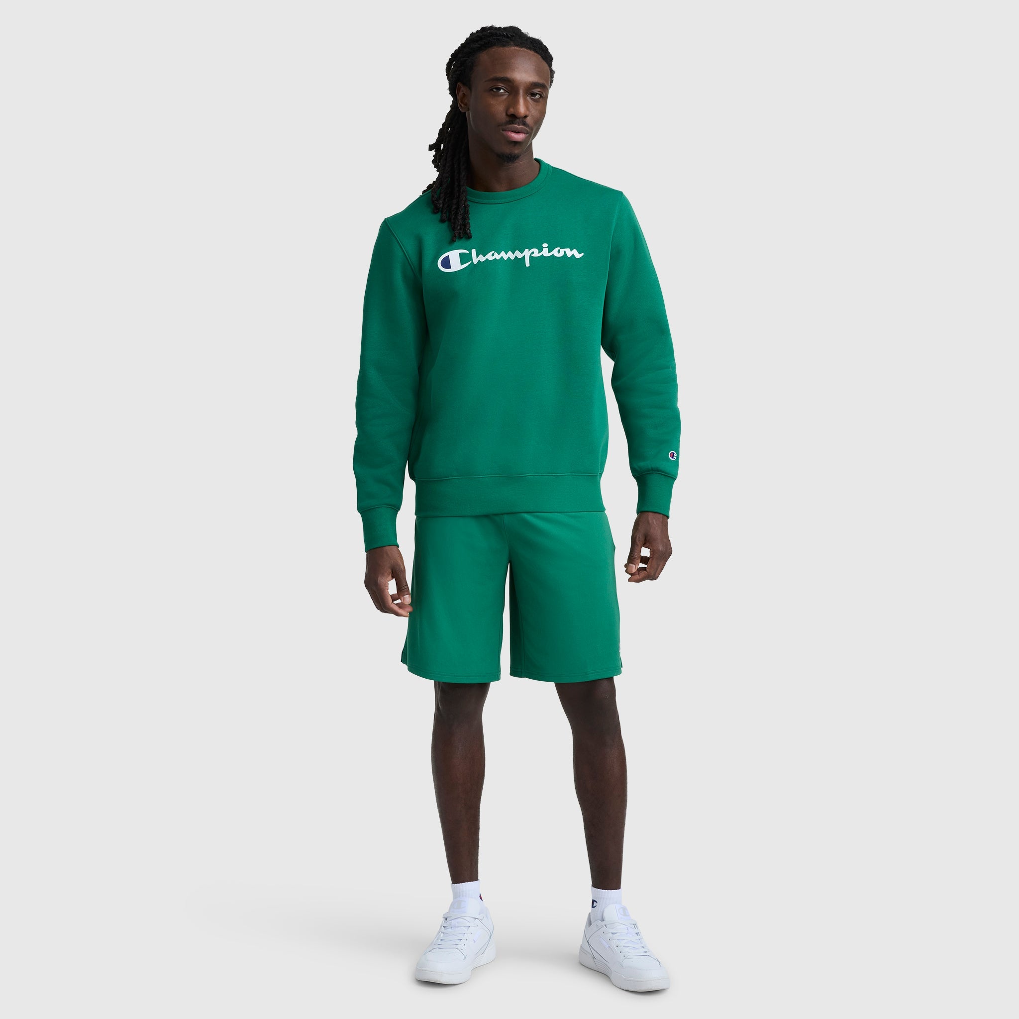 Champion 10" Moisture Wicking, Sport Shorts - Verdant Green