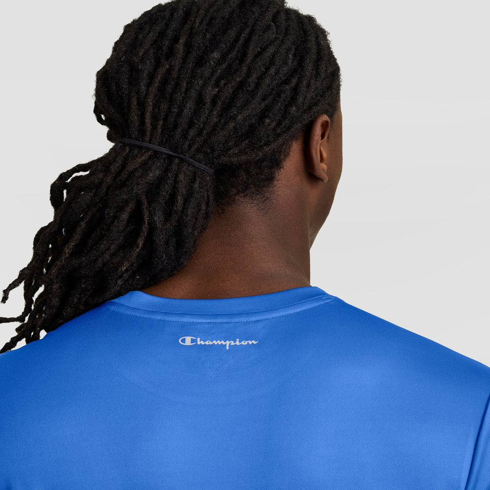Champion Sport T-Shirt, Reflective C Logo - Nebulas Blue