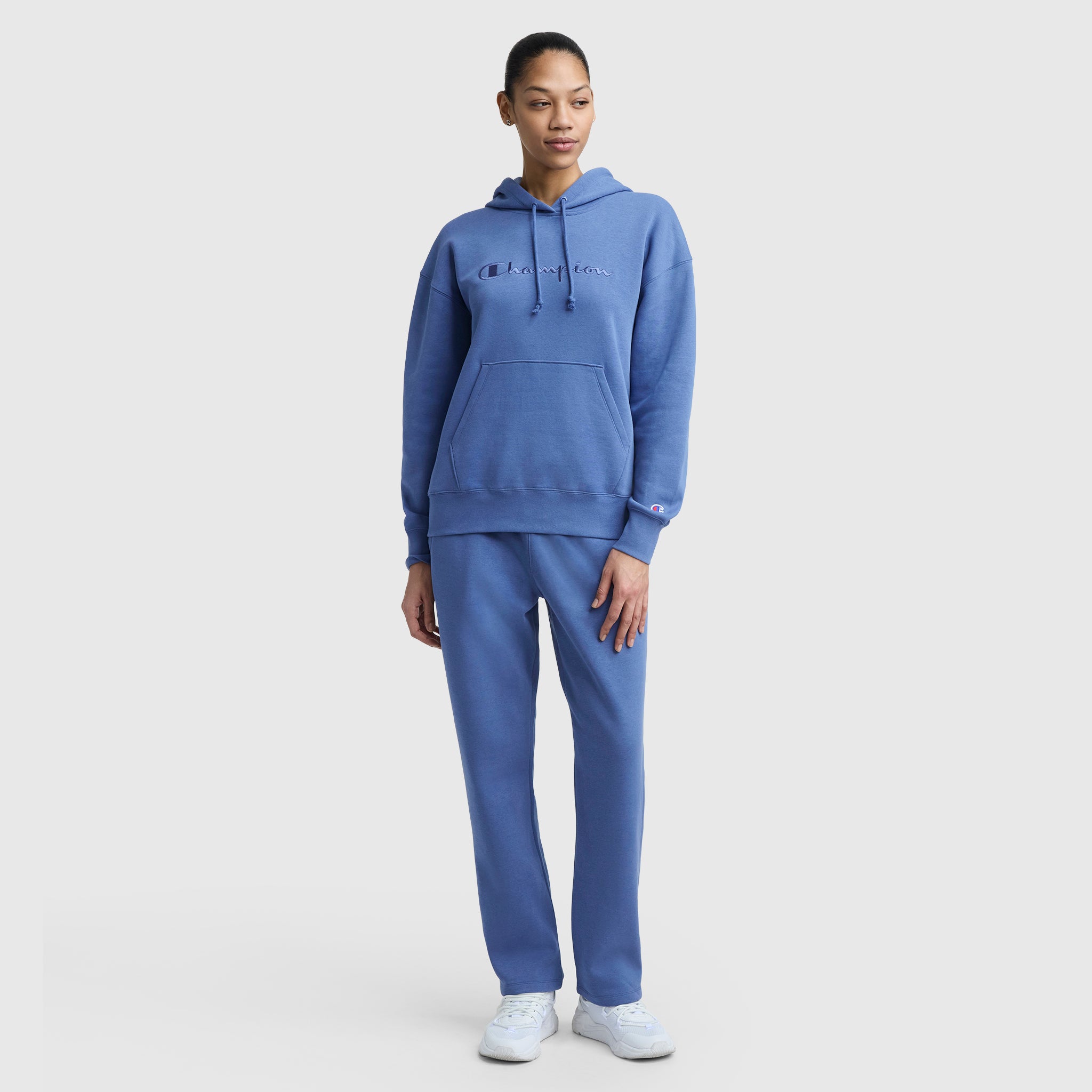 Champion Powerblend Straight Hem Sweatpants - Coastal Fjord