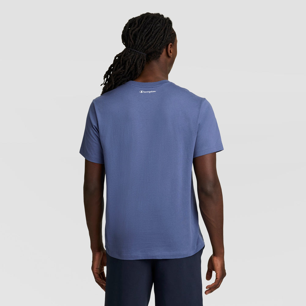Champion Classic Graphic T-Shirt, Script Logo - Coastal Fjord