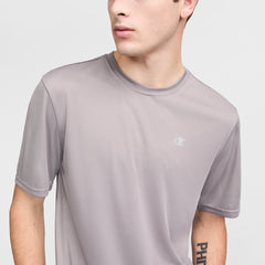 Champion Sport T-Shirt, Reflective C Logo - Stone Gray