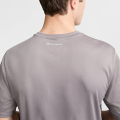 Champion Sport T-Shirt, Reflective C Logo - Stone Gray