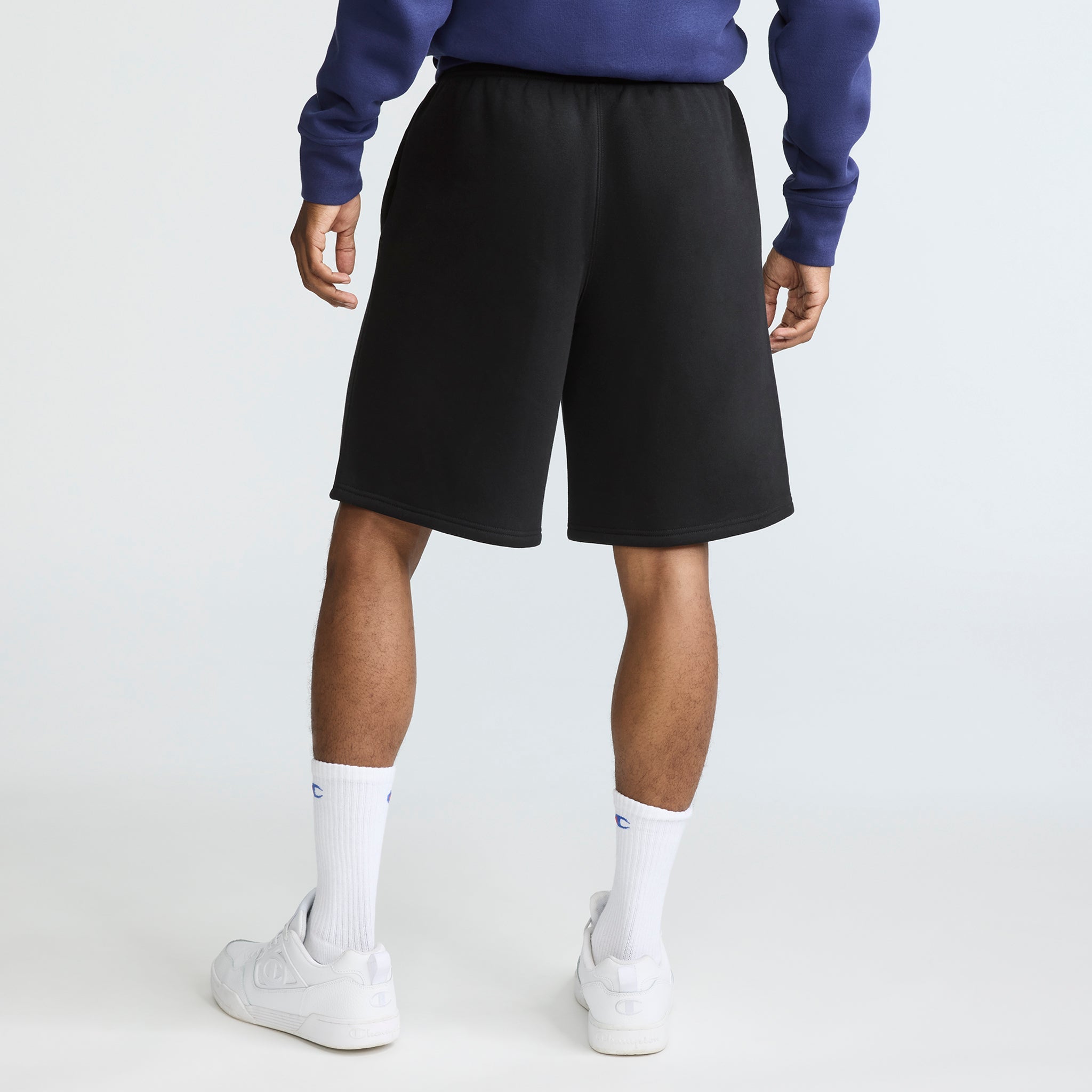 Champion 10" Powerblend Fleece Short - Black