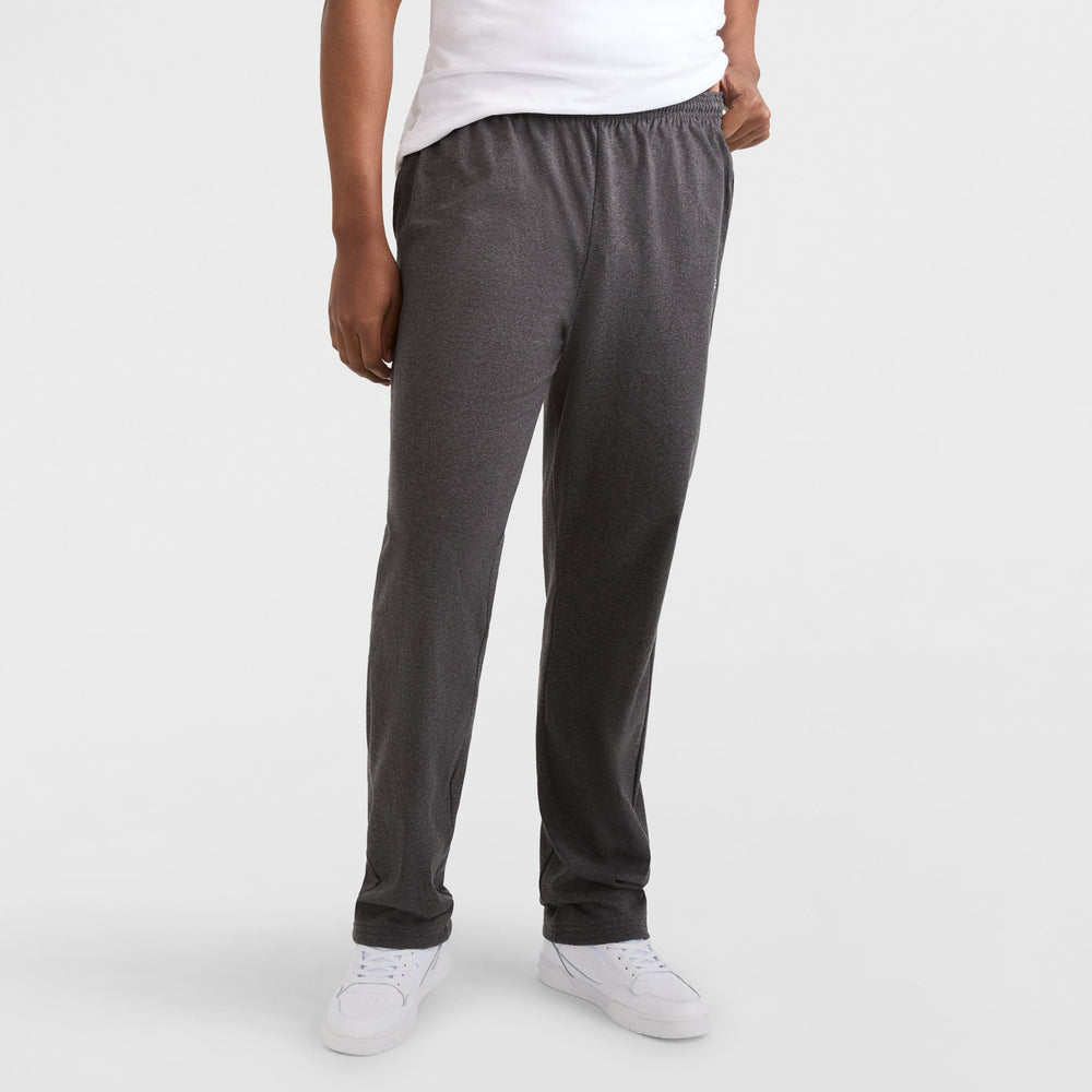 Champion Lightweight Lounge Pants, Open Hem - Big & Tall - Granite Grey Heather