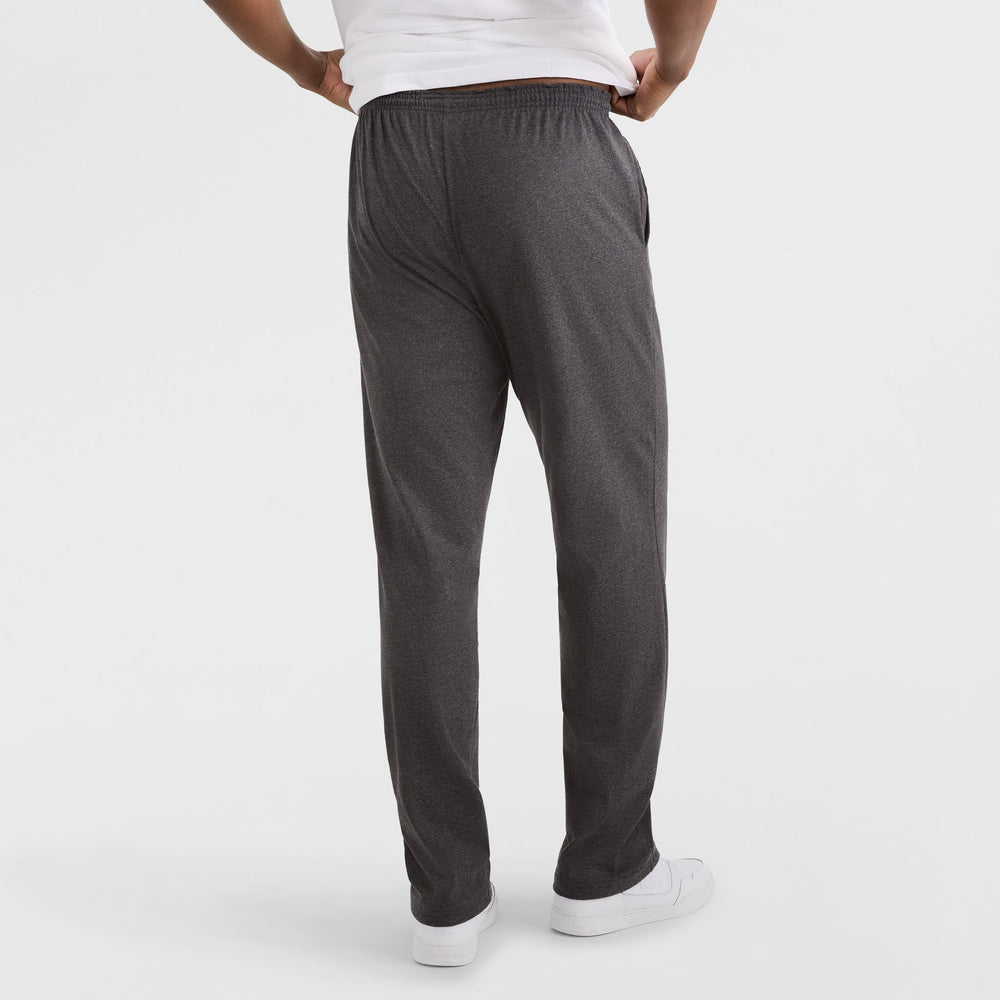 Champion Lightweight Lounge Pants, Open Hem - Big & Tall - Granite Grey Heather