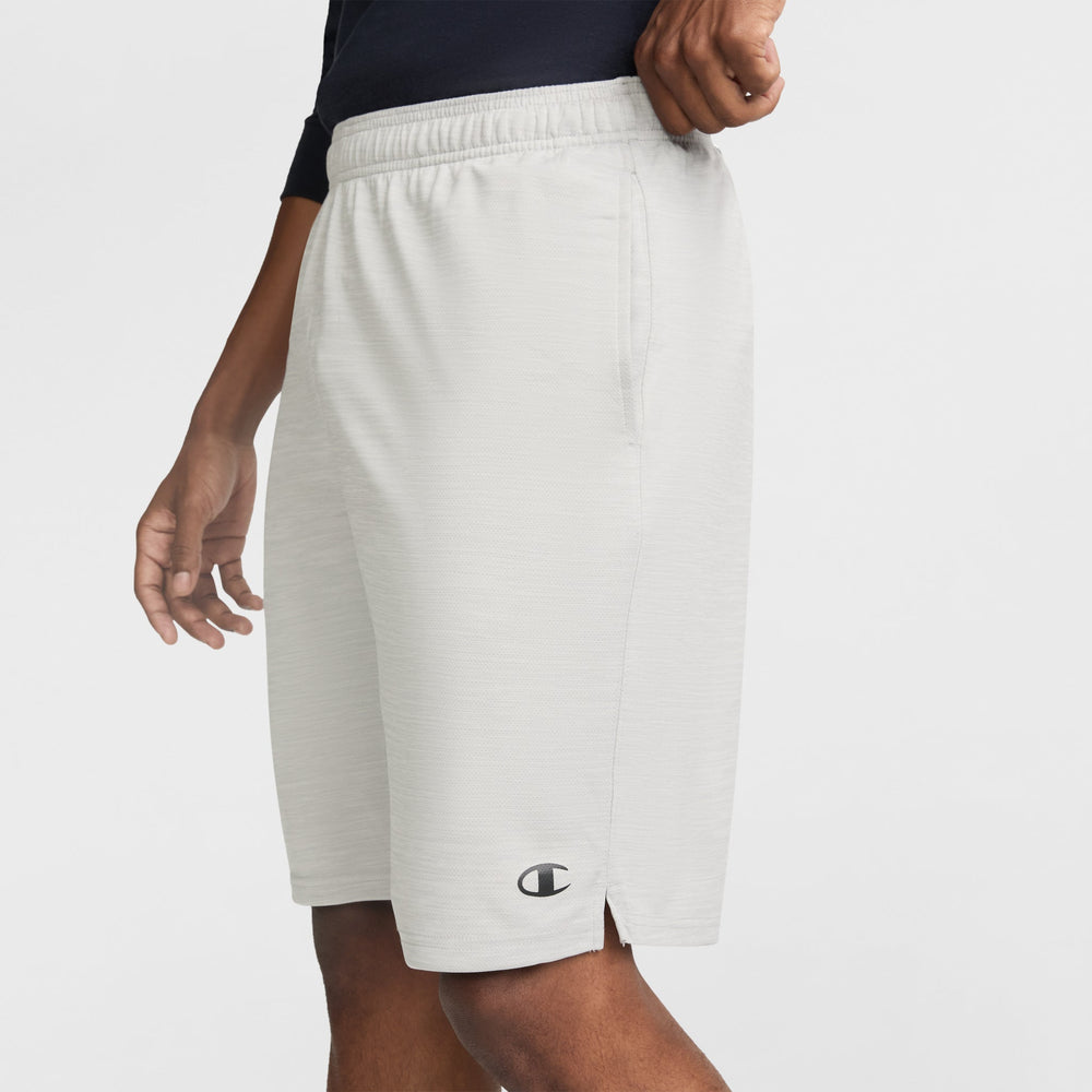 Champion 10" Moisture Wicking, Sport Shorts - New Manhattan Mist Heather