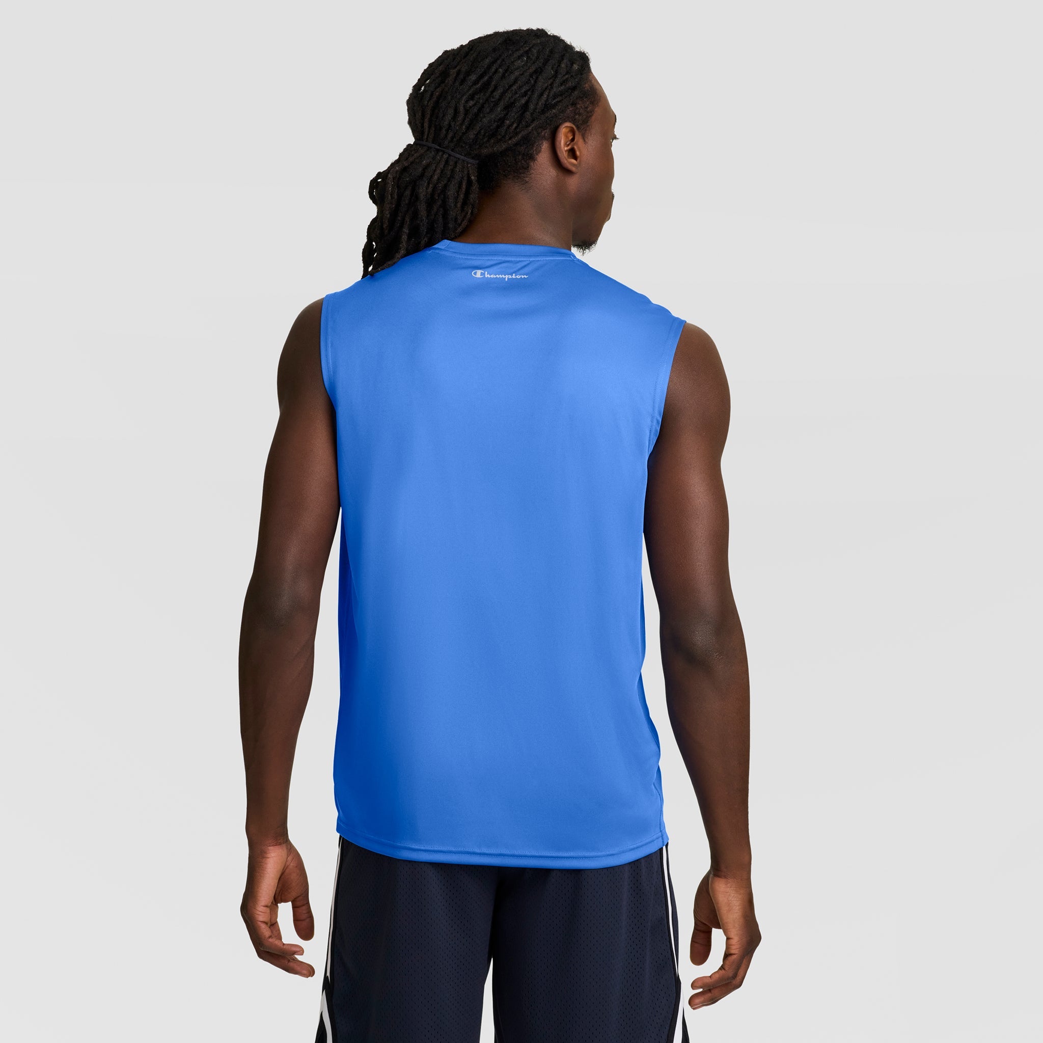 Champion Sport Muscle Tank, Reflective C Logo - Nebulas Blue