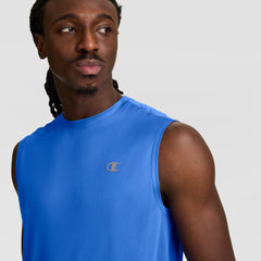 Champion Sport Muscle Tank, Reflective C Logo - Nebulas Blue