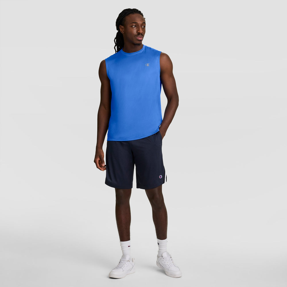 Champion Sport Muscle Tank, Reflective C Logo - Nebulas Blue