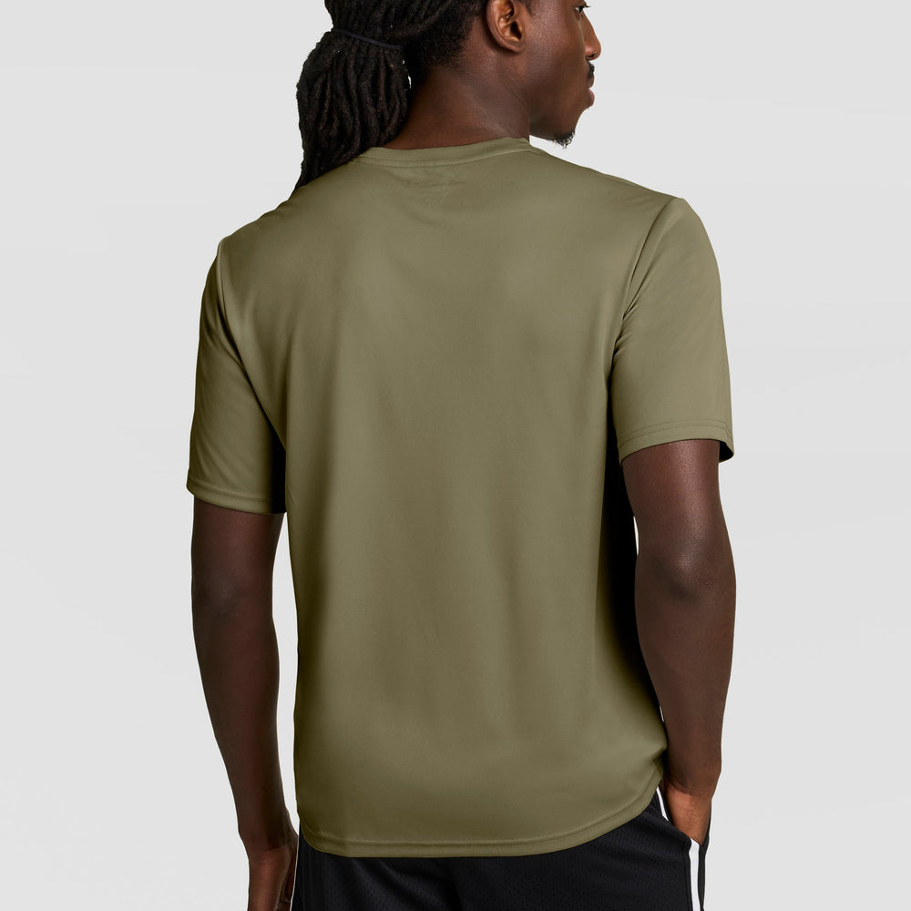 Champion Sport T-Shirt, Reflective C Logo - Burnt Olive