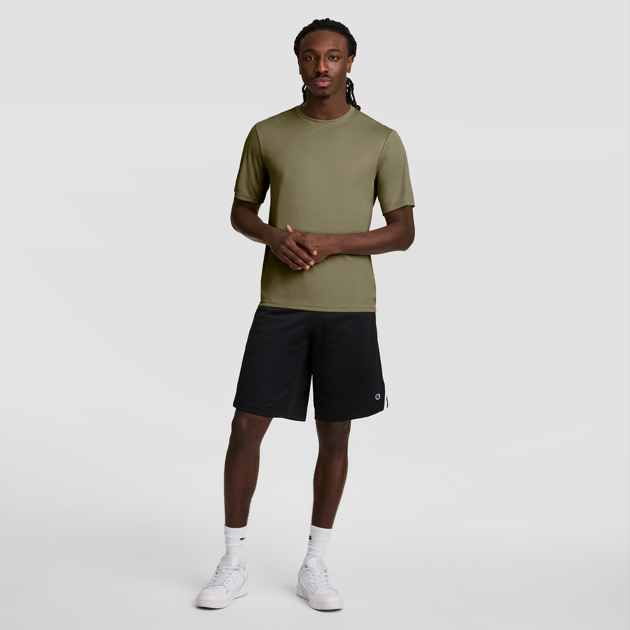 Champion Sport T-Shirt, Reflective C Logo - Burnt Olive
