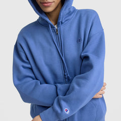 Champion Powerblend Fleece Zip-Up Hoodie - Coastal Fjord