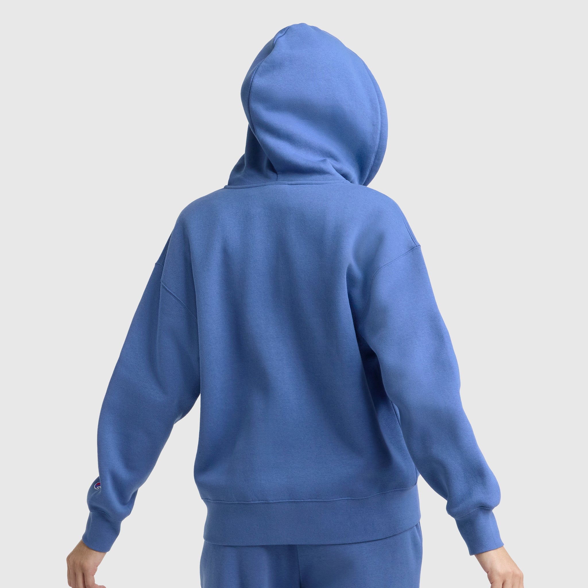 Champion Powerblend Fleece Zip-Up Hoodie - Coastal Fjord