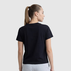 Champion Floral Mesh "C" Graphic T-Shirt - Black