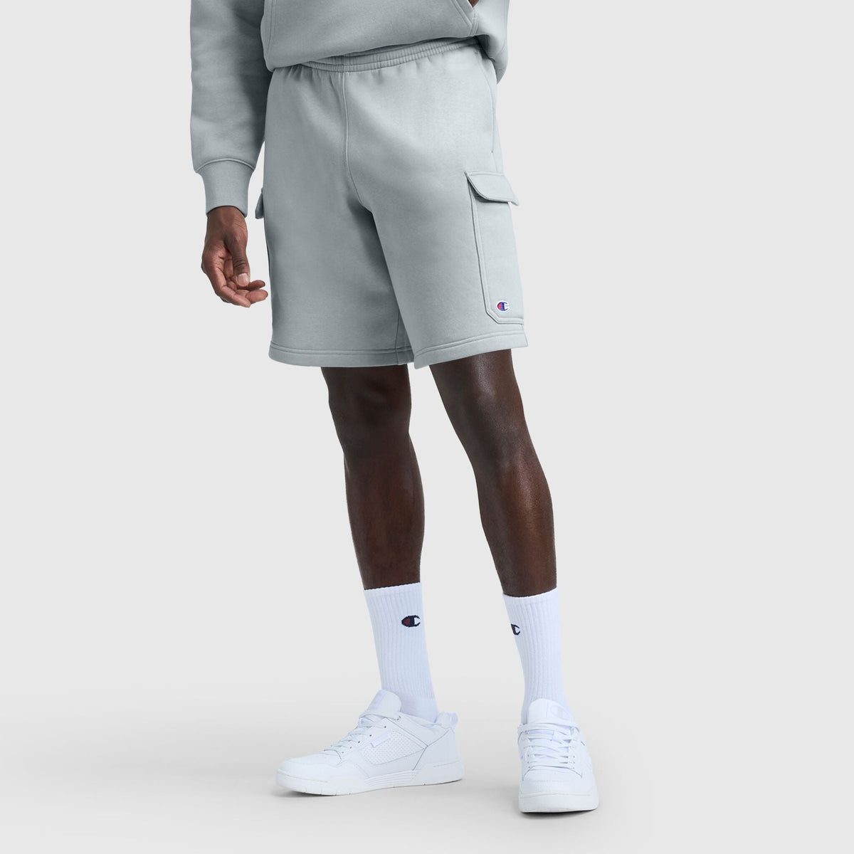 Champion 8" Fleece Cargo Short - Quarry