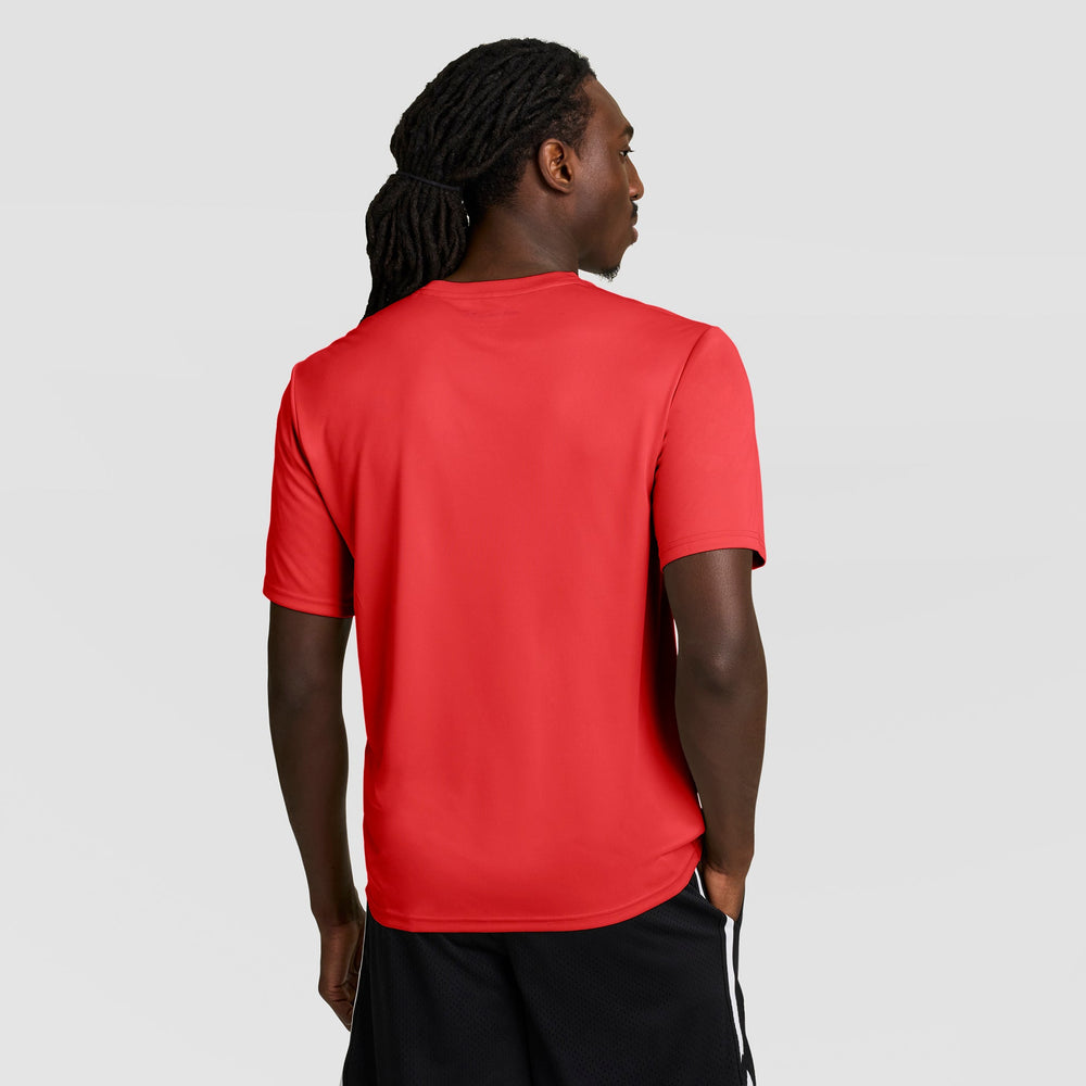 Champion Sport T-Shirt, Reflective C Logo - Poppy Red
