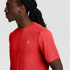 Champion Sport T-Shirt, Reflective C Logo - Poppy Red