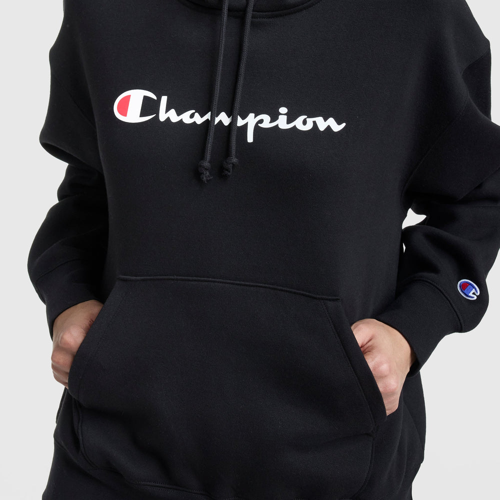 Champion Powerblend Relaxed Hoodie - Black