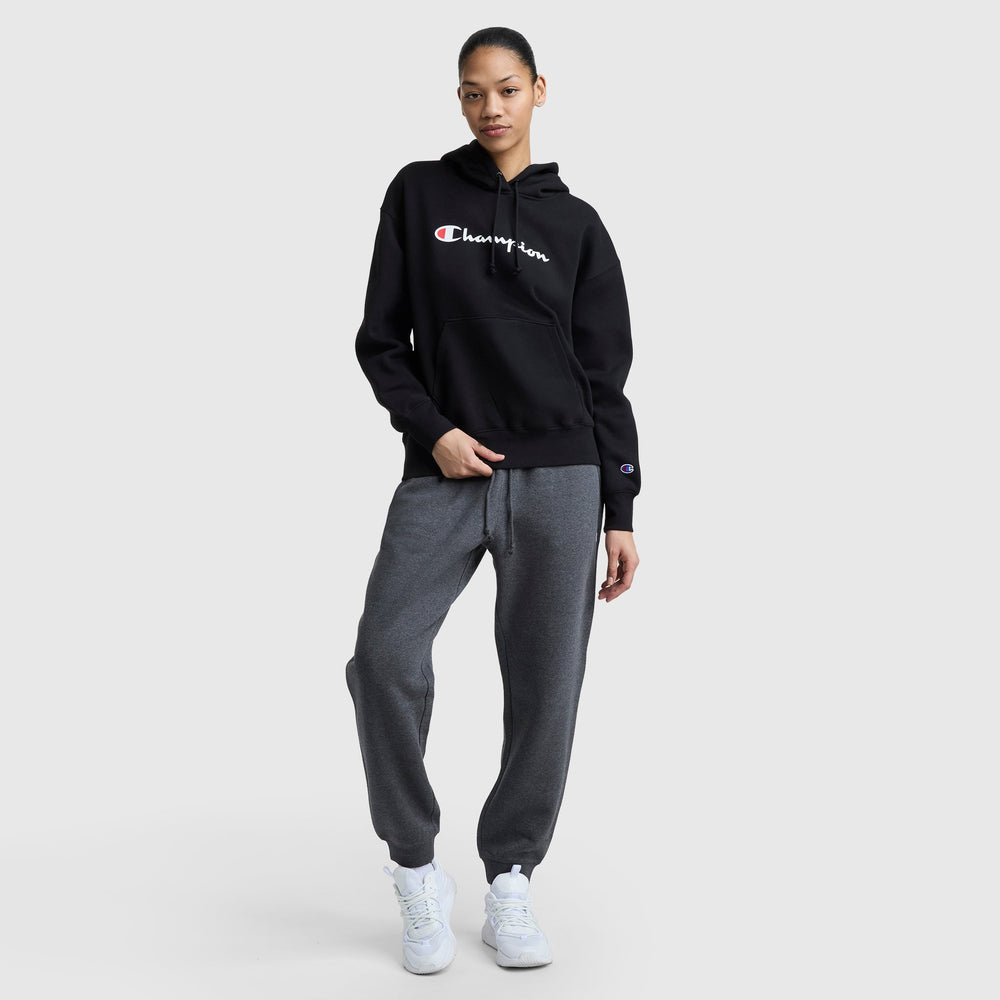 Champion Powerblend Relaxed Hoodie - Black