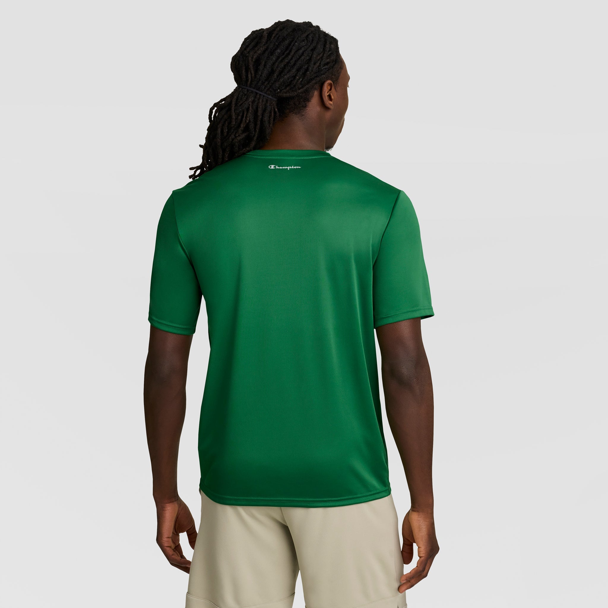Champion Sport T-Shirt, Reflective C Logo - Verdant Green