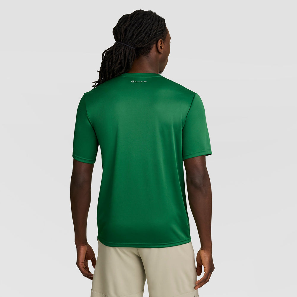 Champion Sport T-Shirt, Reflective C Logo - Verdant Green