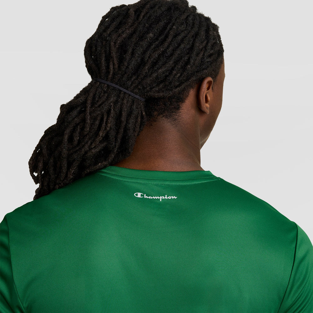 Champion Sport T-Shirt, Reflective C Logo - Verdant Green