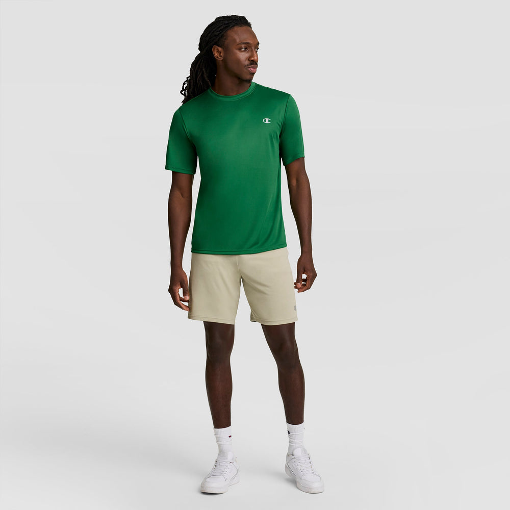 Champion Sport T-Shirt, Reflective C Logo - Verdant Green