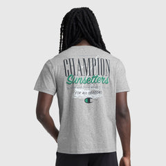 Champion Sunsetters Graphic T-Shirt - Oxford Grey Heather